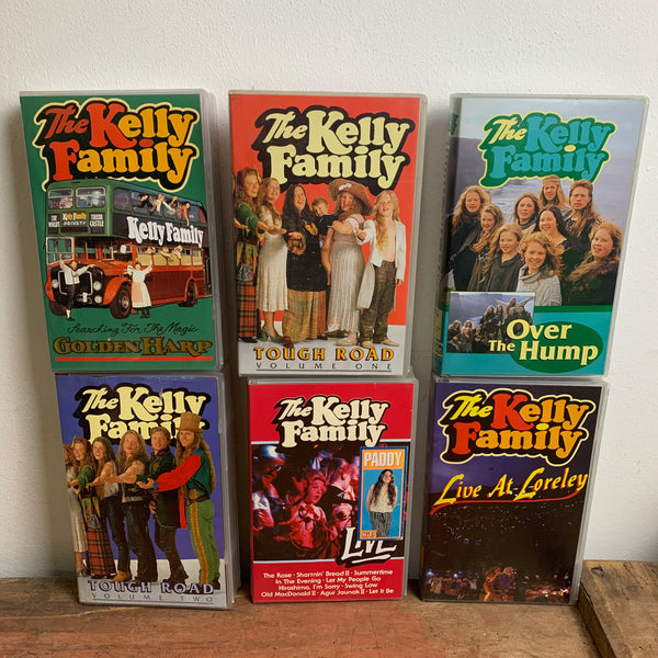 6 VHS Video Kassetten The Kelly Family