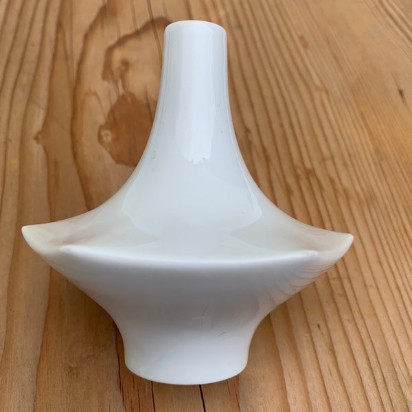 Weiße Space Age Vase von Fürstenberg