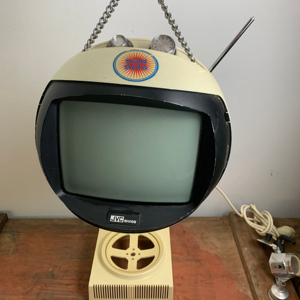 Space Age Kugel Fernseher Nivico Vidiosphere 3240 von JVC