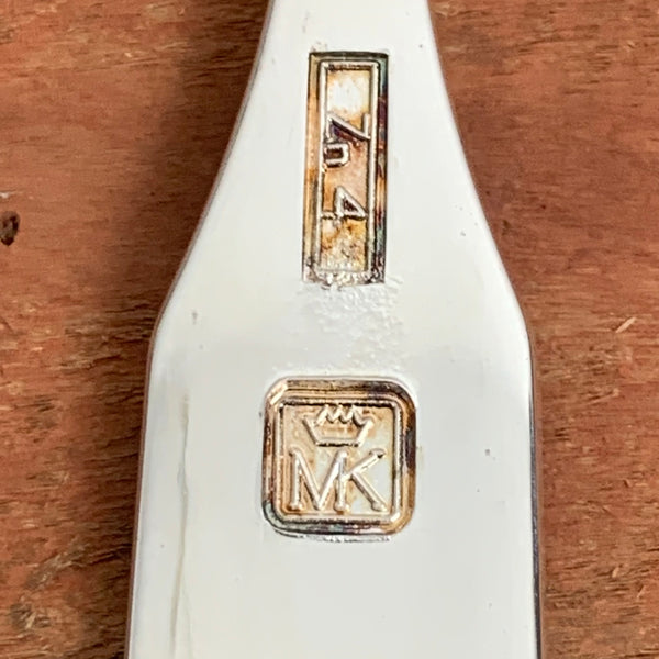 Vintage versilbertes Salatbesteck