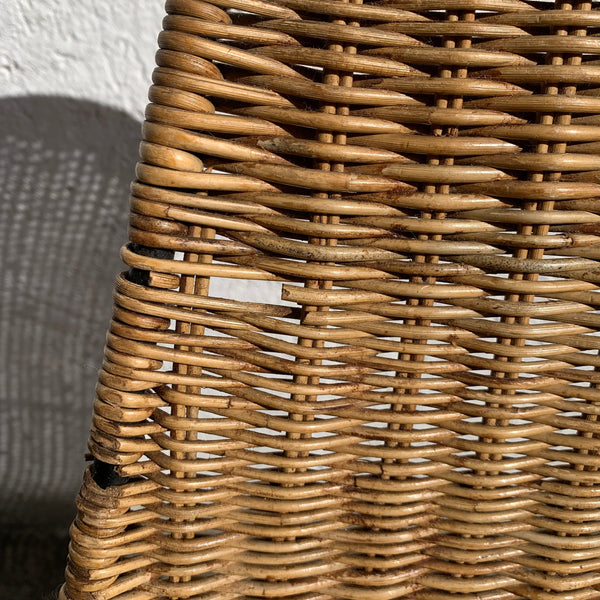 2 Geflechtstühle / Korb Stühle von Gian Franco Legler