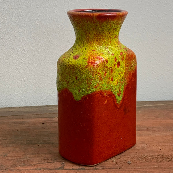 Seltene vintage Keramik Vase von Überlacker 1436 / 14