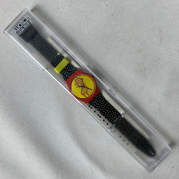 Swatch Uhr 1992 Dotchair Gr115  OVP