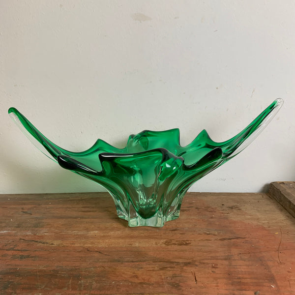 Grüne Murano Schale