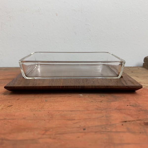 Vintage Mid Century Danish Design Wooden Tray