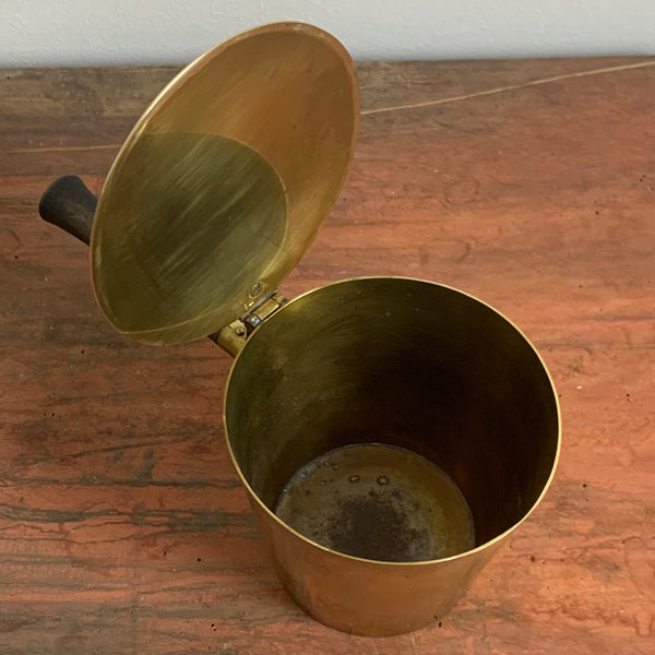 Art Deco Metall Topf von Richard Rohac für Schaefer im Hagenauer Stil