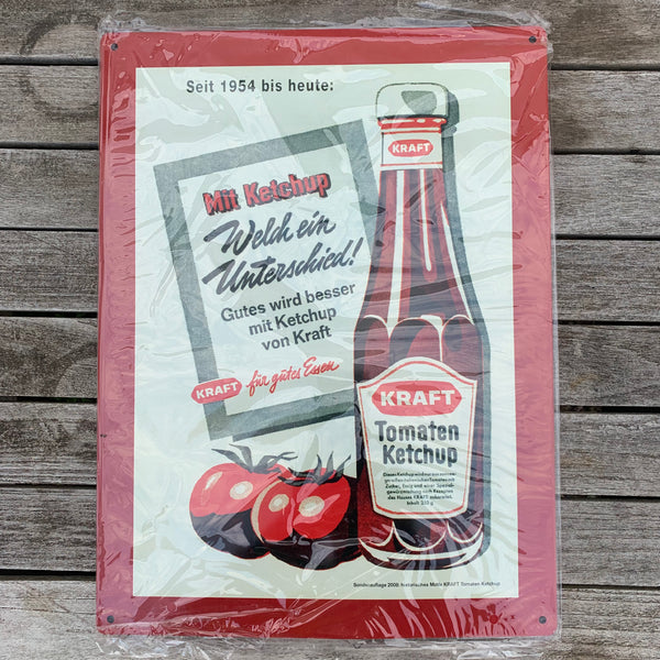 Blechschild Kraft Tomaten Ketchup