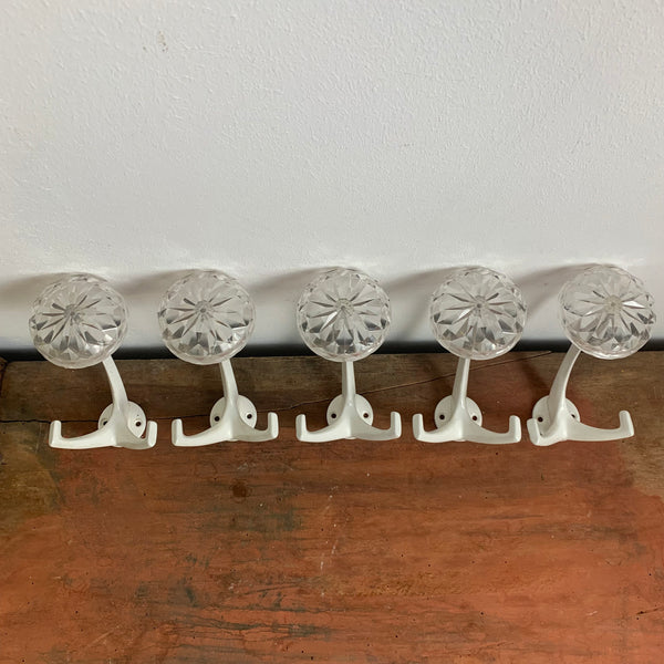 5 vintage Garderobenhaken