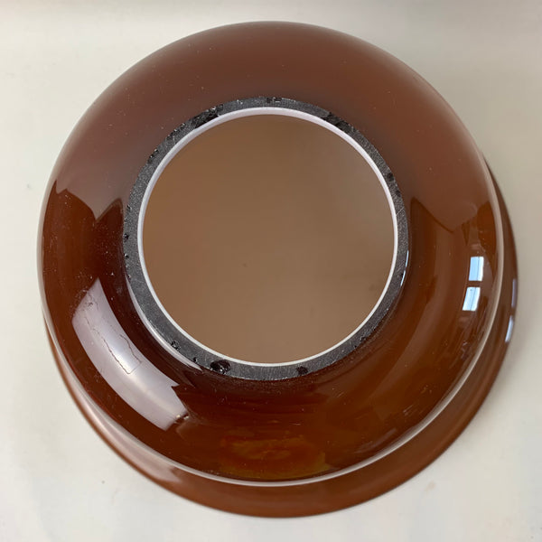 Vintage Lampenschirm von Peill und Putzler braun