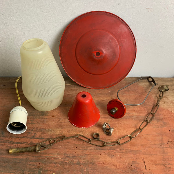 Kleine 50er Jahre Deckenlampe