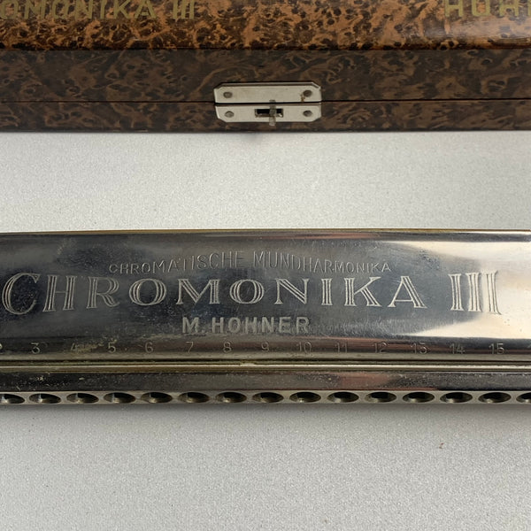 Alte Mundharmonika Chomonika von Hohner