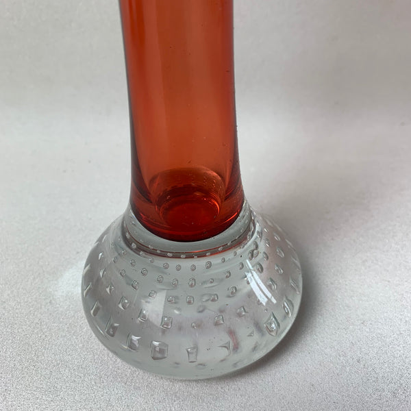 Vintage Design Orchideen Vase von Bo Borgstrom für Holmegaard Aseda