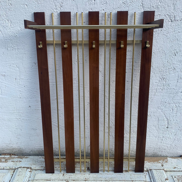 Vintage Teakholz Garderobe
