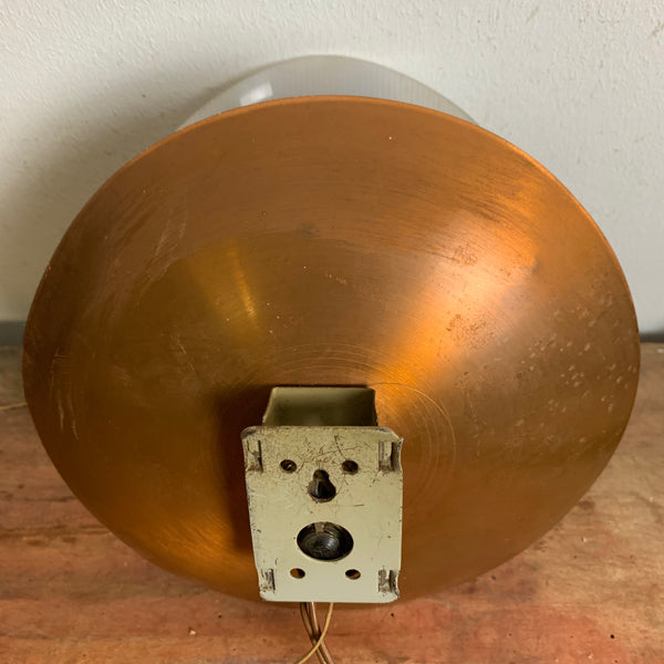 Mid Century Wandlampe aus Kupfer