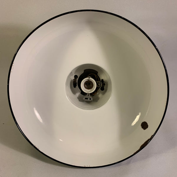 Bauhaus Lampe aus Emaille von Siemens
