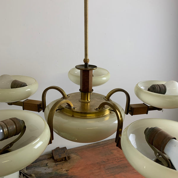 Großer Art Deco Kronleuchter