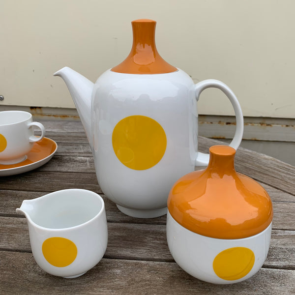 Rosenthal Studio Line Serie Plus Modell Punktal Gelber Punkt Wolf Karnagel
