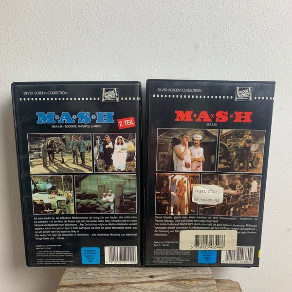 VHS Video Kassette MASH Teil 1 und 2