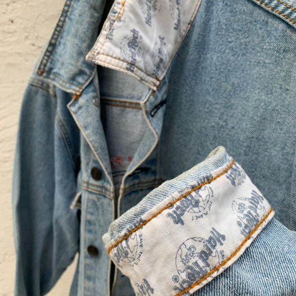 Vintage Jeans Jacke Hard Rock Café Washington DC
