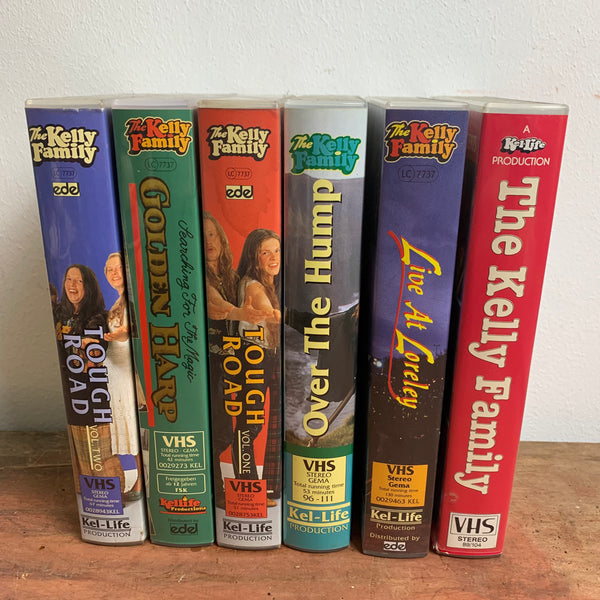 6 VHS Video Kassetten The Kelly Family