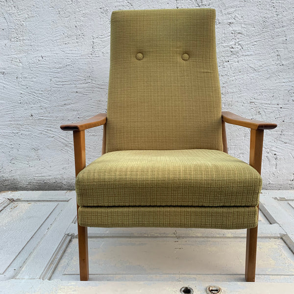 Skandinavischer vintage Lounge Sessel mit Liegefunktion