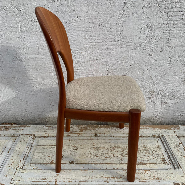 4 dänische Teakholz Stühle Morten von Niels Koefoed für Koefoed Hornslet