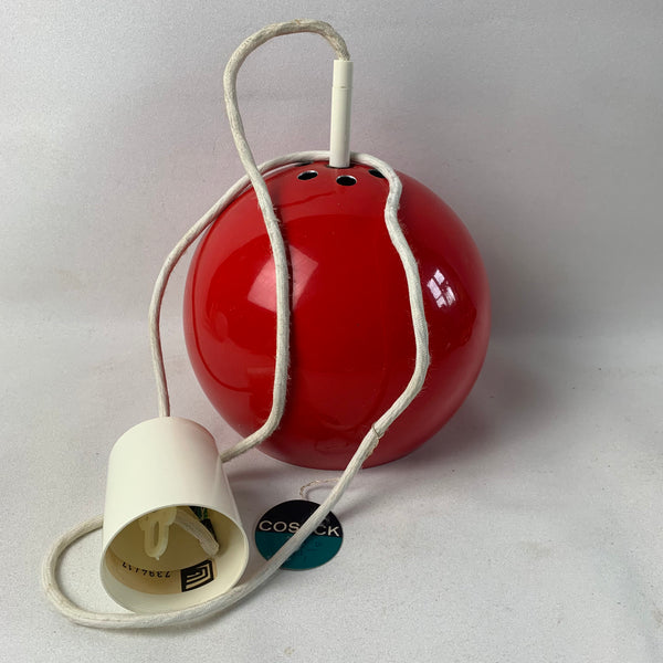 Kugellampe von Cosack rot mit Loch