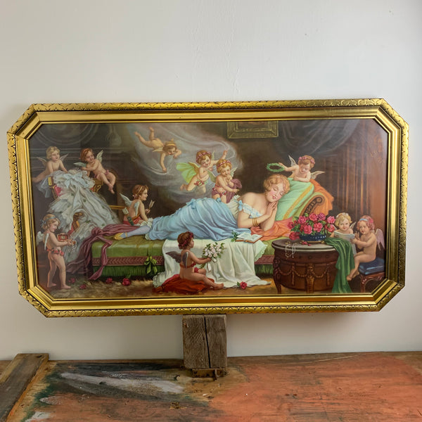 Schlafzimmerbild mit Engel Bild