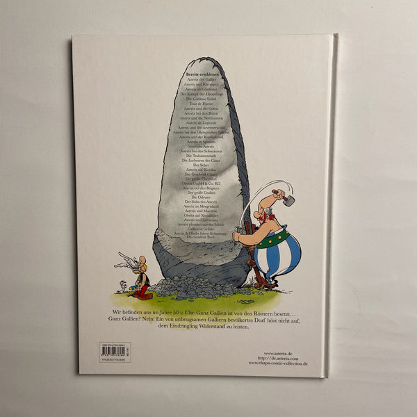 Comic Asterix und Obelix feiern Geburtstag
