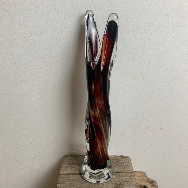 Vintage Lux Glas Vase