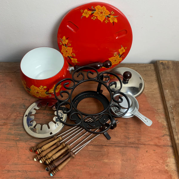 Vintage Fondue Set