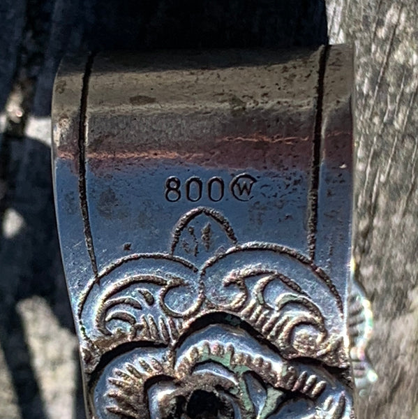 Zuckerzange Hildesheimer Rose 800er Silber