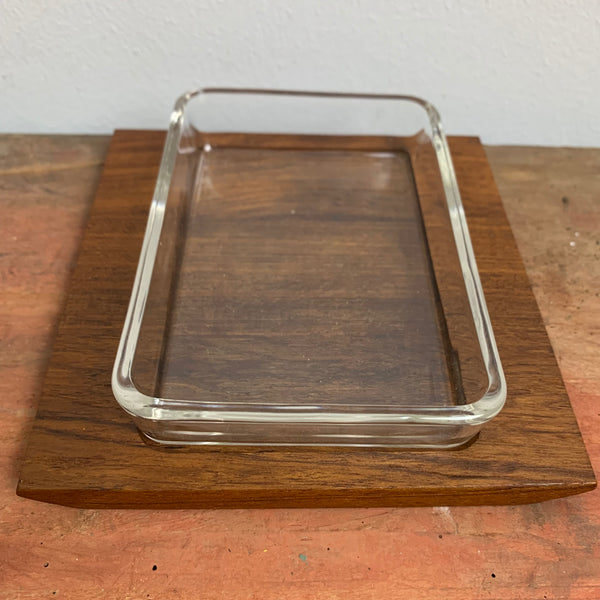 Vintage Mid Century Danish Design Wooden Tray