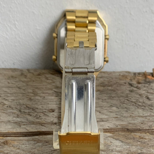 Vintage ana-digi temp Quarzuhr von Citizen