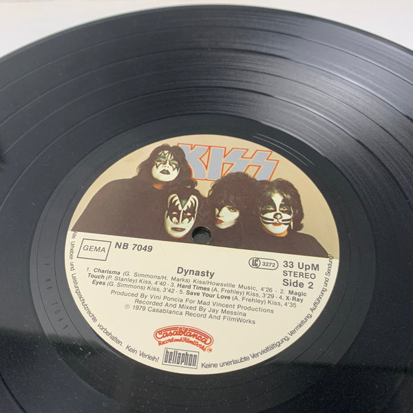 LP Kiss Dynasty mit Poster