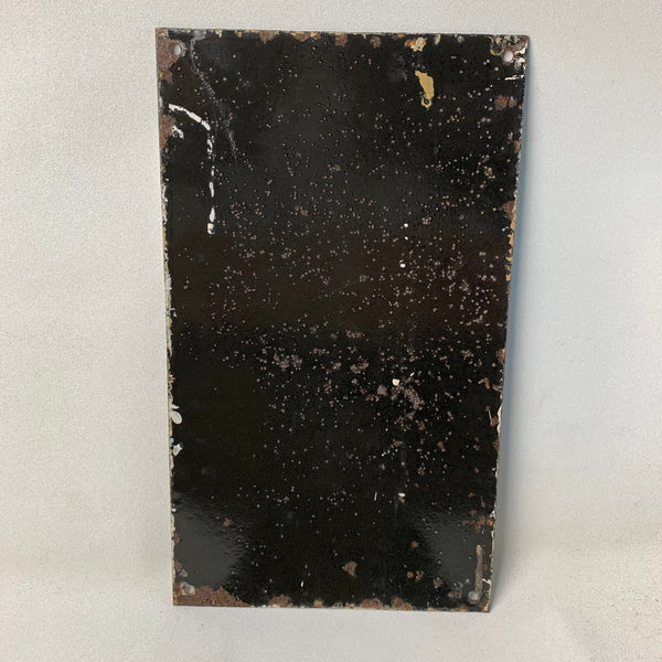 Emaille Schild Senking