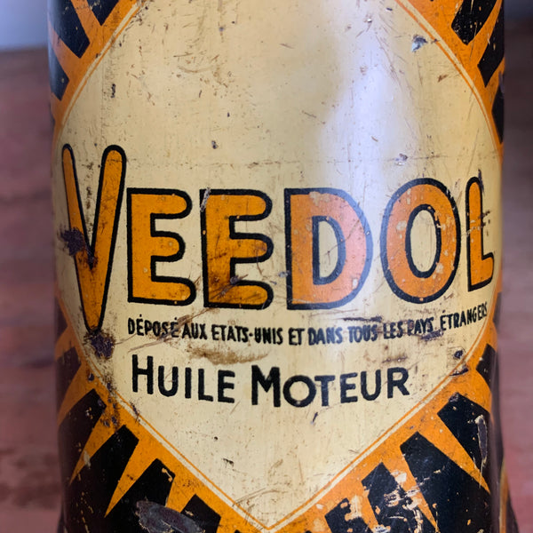 Vintage Öldose Veedol
