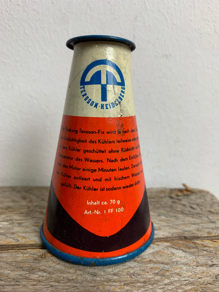 Vintage Blechdose Teroson Fix Kühler Dichtung
