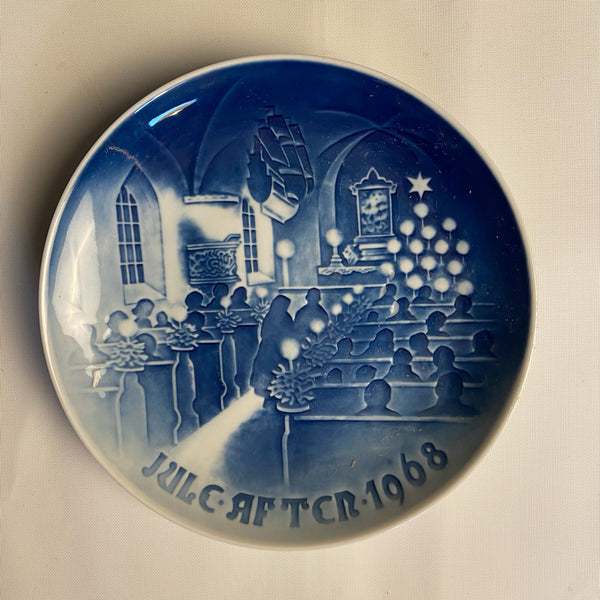 Weihnachtsteller Jule Aften 1968 von Bing und Gröndahl