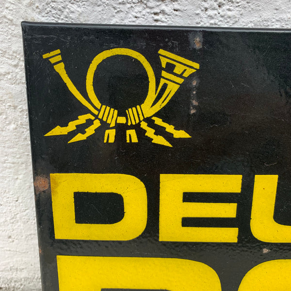 Emaille Schild Deutsche Post Postamt