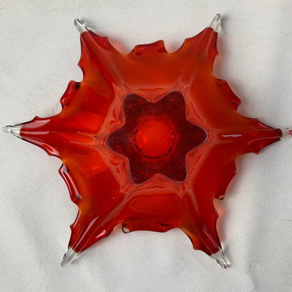 Rote Murano Schale