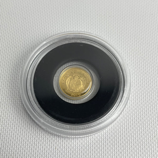 5 Gold Dollar Münze Eagle Staatswappen Nauru