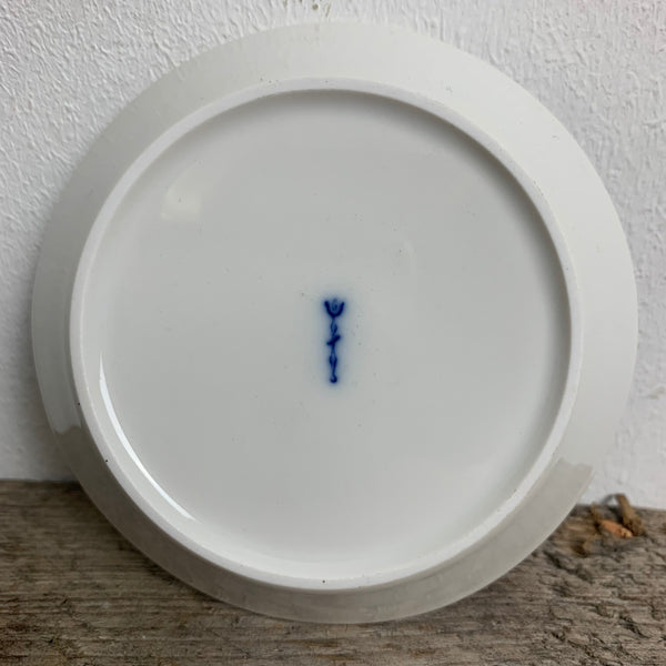 6 Weiße Porzellan Butter / Konfekt Teller Kurland KPM Zeptermarke