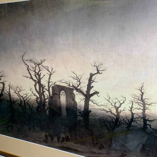 Kunstdruck Abtei im Eichwald von Caspar David Friedrich
