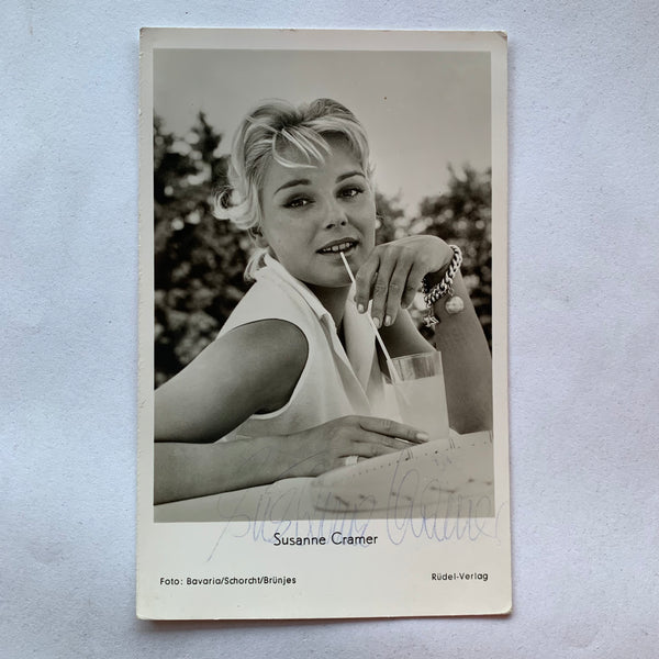 Autogramm Susanne Cramer
