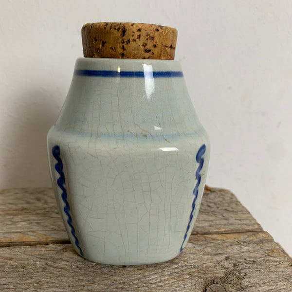 Vintage Keramik Vanille Gewürzdose von Søholm