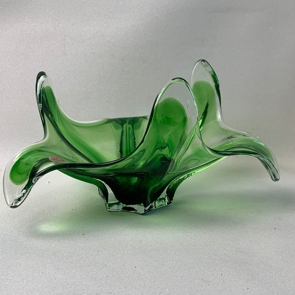 Grüne Murano Schale