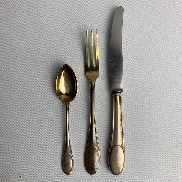 36 Teile Dessertbesteck / Obstbesteck von Wilkens 800er Silber