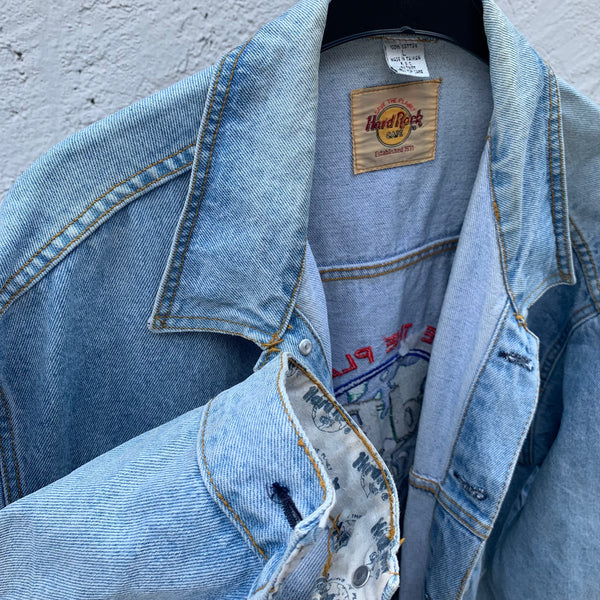 Vintage Jeans Jacke Hard Rock Café Niagara Falls