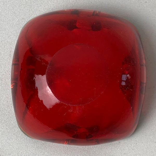 Murano Aschenbecher in rot